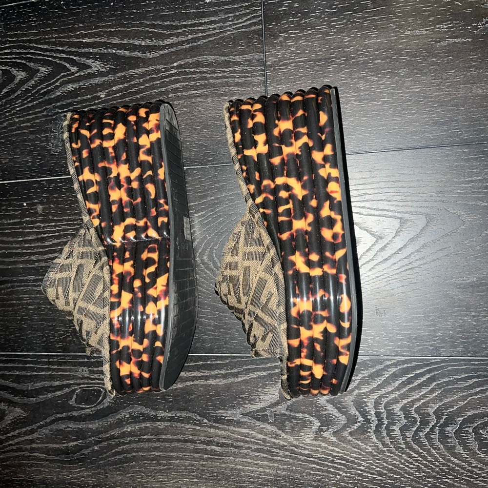 Fendi wedge sandals